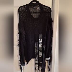 DUST OF GOD MESH SWEATER